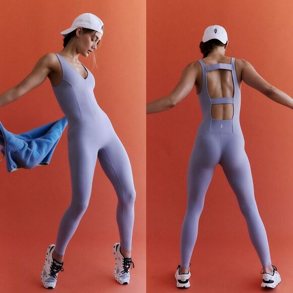 FP Movement by Free People Pants - NWT FP Movement Free People | Never Better One-Piece Platinum Womens Large